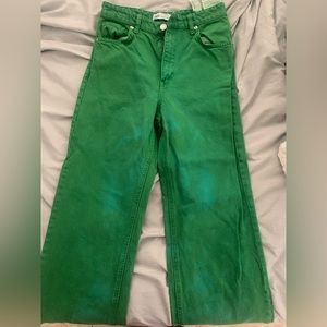Read description- Zara Green Jeans